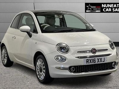 White Used 2016 Fiat 500 Lounge Hatchback | £5,500 (Fair price)