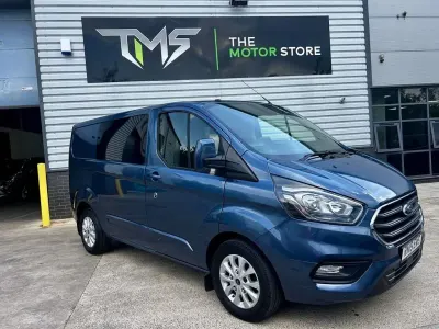 Used Ford Transit Custom Limited 130 HP (95 kW) 2019 Blue Van
