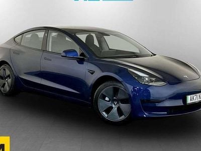 Blue Used 2021 Tesla Model 3 Standard Range Sedan | £13,895 (Fair price)