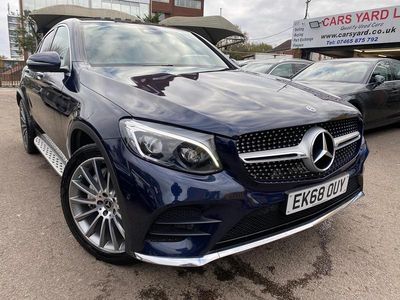 Blue Used 2018 Mercedes GLC250 AMG Line Premium Coupe | £19,999 (Fair price)