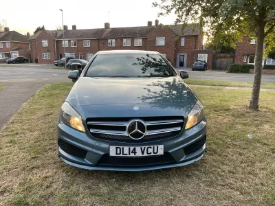 Used Mercedes A200 AMG 136 HP (100 kW) 2014 Blue Hatchback