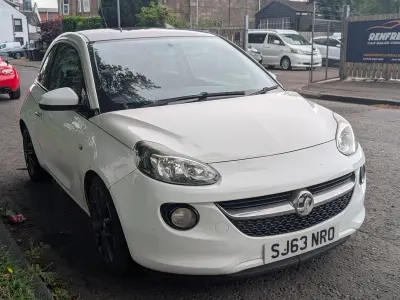 Used Vauxhall Adam Glam 2013 White Hatchback