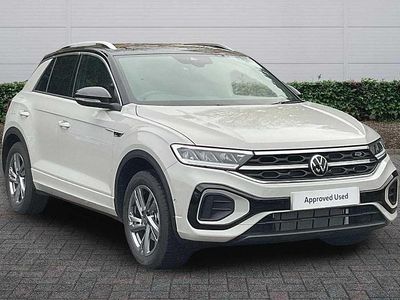 New VW T-Roc R-line 2025 Ascot grey with black roof SUV