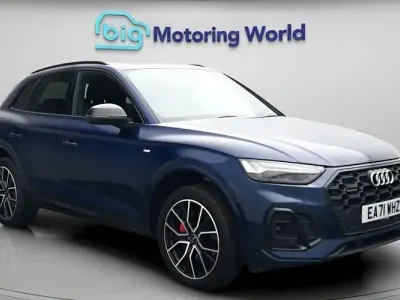 Used Audi Q5 S-Line 204 HP (150 kW) 2021 Blue SUV