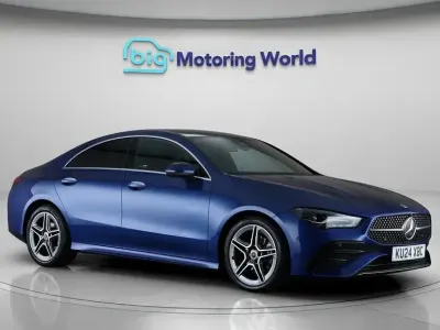 Used Mercedes CLA180 Executive 150 HP (110 kW) 2024 Blue Coupe