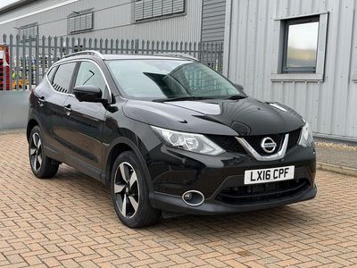 Używany Nissan Qashqai N-TEC 115 KM (84 kW) 2016 Czarny SUV