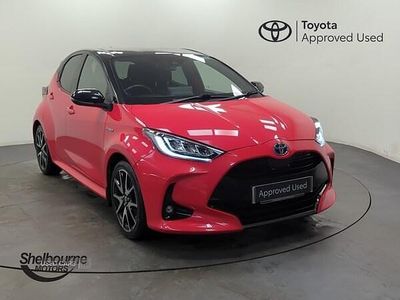 Orange Used 2021 Toyota Yaris Hybrid Edition Hatchback | £16,495 (Fair price)