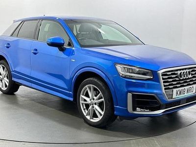 Used Audi Q2 S-Line 150 HP (110 kW) 2018 Blue SUV