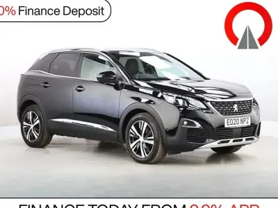 Used Peugeot 3008 GT-line 130 HP (95 kW) 2020 Black SUV