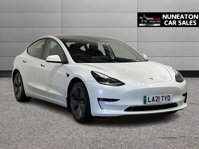 White Used 2021 Tesla Model 3 Standard Range Sedan | £17,400 (Good price)