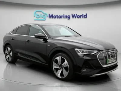 Used Audi e-tron Sportback S-Line 230 kW (313 HP) 2022 Black SUV