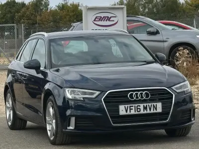 Used Audi A3 Sportback Sport 110 HP (80 kW) 2016 Blue Hatchback
