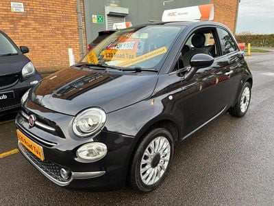 Used Fiat 500 Lounge 69 HP (50 kW) 2016 Black Hatchback