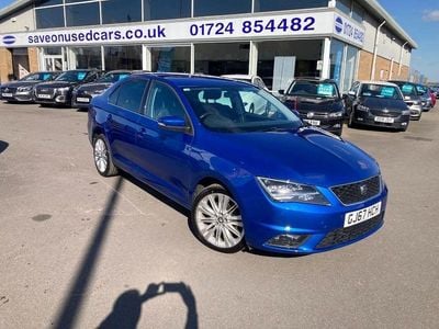 Used Seat Toledo XCELLENCE 110 HP (80 kW) 2017 Blue Hatchback