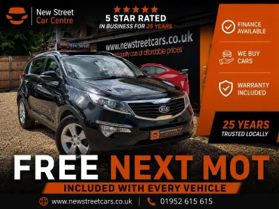 Used Kia Sportage 115 HP (84 kW) 2013 Black SUV