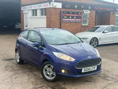 Used Ford Fiesta Zetec 82 HP (60 kW) 2014 Blue Hatchback
