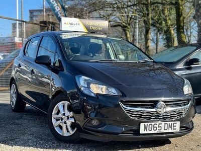 Used Vauxhall Corsa Design Edition 75 HP (55 kW) 2016 Black Hatchback