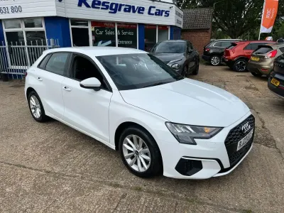 Used Audi A3 Sportback Performance 110 HP (80 kW) 2023 White Hatchback