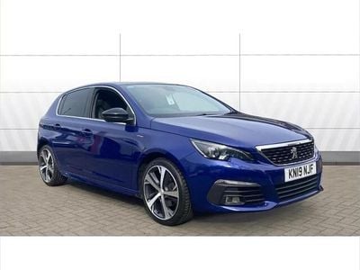Used Peugeot 308 GT-line 131 HP (96 kW) 2019 Blue Hatchback