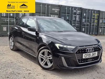 Used Audi A1 Sportback S-Line 116 HP (85 kW) 2019 Black Hatchback