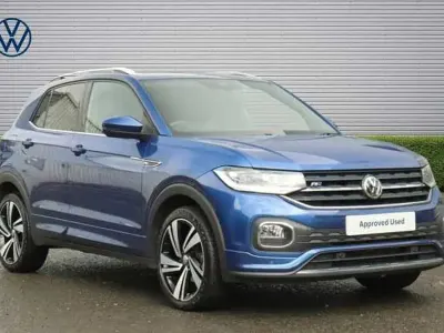 Used VW T-Cross R-line 115 HP (84 kW) 2020 Blue SUV