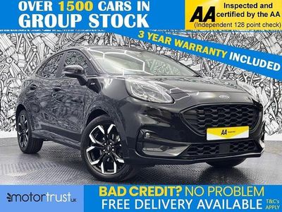 Black Used 2022 Ford Puma ST-Line X SUV | £15,595 (Fair price)