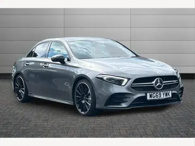 Used Mercedes A35 AMG Premium Plus 302 HP (222 kW) 2019 Grey Sedan