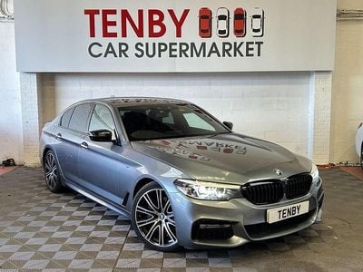 Blue Used 2018 BMW 530 M Sport Sedan | £16,295 (Fair price)