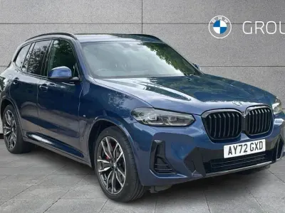 Used BMW X3 M Sport 187 HP (137 kW) 2022 Blue SUV