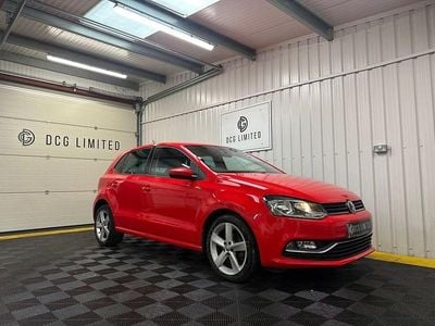 Red Used 2014 VW Polo SEL Hatchback | £7,498 (Fair price)