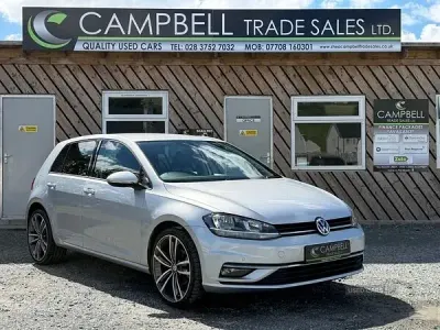 Used VW Golf VII Match 115 HP (84 kW) 2019 Silver Hatchback