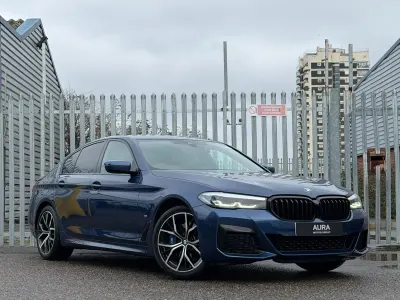 Begagnad BMW 530e M Sport 2021 Blå Sedan
