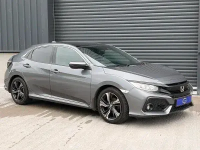 Used Honda Civic EX 129 HP (94 kW) 2017 Grey Hatchback