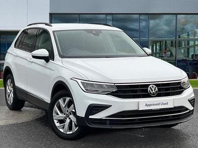 White Used 2022 VW Tiguan Life SUV | £19,077 (Fair price)