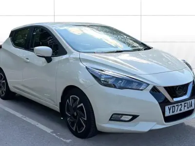 Używany Nissan Micra Acenta 92 KM (67 kW) 2022 Biały Hatchback
