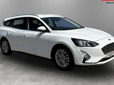 Used Ford Focus Titanium 120 HP (88 kW) 2020 White Estate