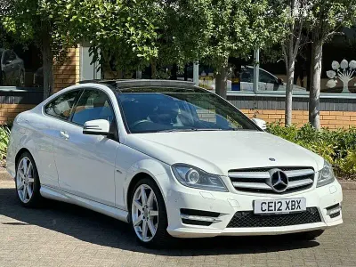 Used Mercedes C180 Sport Edition 2012 White Coupe