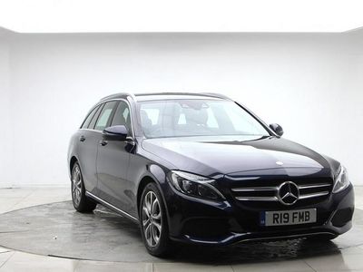Used Mercedes C200 2017 Blue Estate