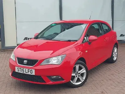 Używany Seat Ibiza 85 KM (62 kW) 2015 Czerwony Hatchback