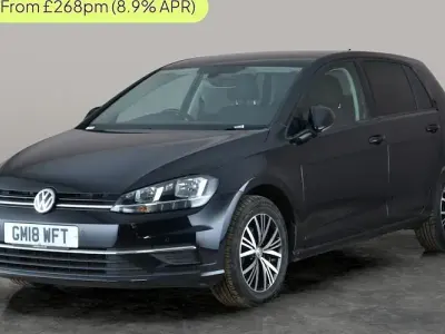 Used VW Golf VII SE 110 HP (80 kW) 2018 Black Hatchback