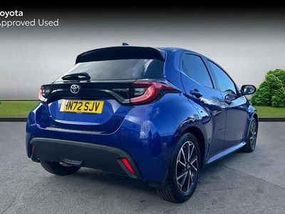 Used Toyota Yaris Hybrid Design 2022 Blue Hatchback
