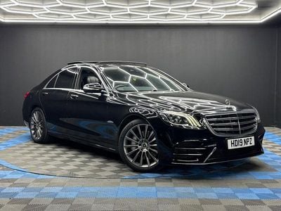 Black Used 2019 Mercedes S350 AMG Line Premium Sedan | £19,290 (Fair price)