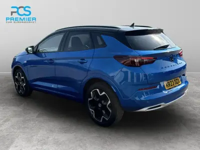 Used Vauxhall Grandland X Ultimate 128 HP (94 kW) 2023 Cobalt blue (tricoat premium metallic p SUV