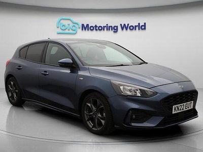 Used Ford Focus ST-Line 125 HP (91 kW) 2022 Blue Hatchback