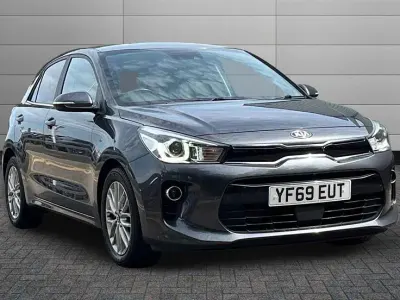 Used Kia Rio 100 HP (73 kW) 2019 Grey Hatchback