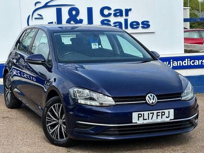 Begagnad VW Golf VII SE 115 HK (84 kW) 2017 Blå Halvkombi