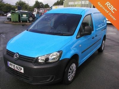 Begagnad VW Caddy Startline 102 HK (75 kW) 2015 Blå Minibuss
