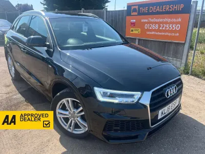 Used Audi Q3 S-Line 150 HP (110 kW) 2018 Black SUV