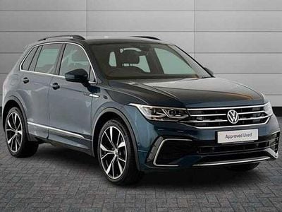 Nightshade blue Used 2023 VW Tiguan R-line SUV | £25,390 (Fair price)