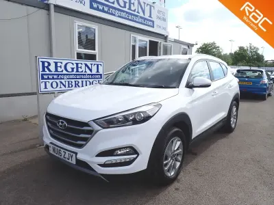 Używany Hyundai Tucson SE 116 KM (85 kW) 2016 Biały SUV